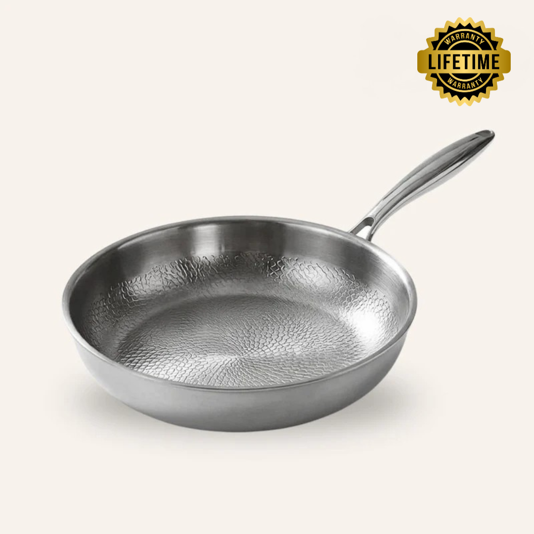 Titanium Hammered Pan + spatula