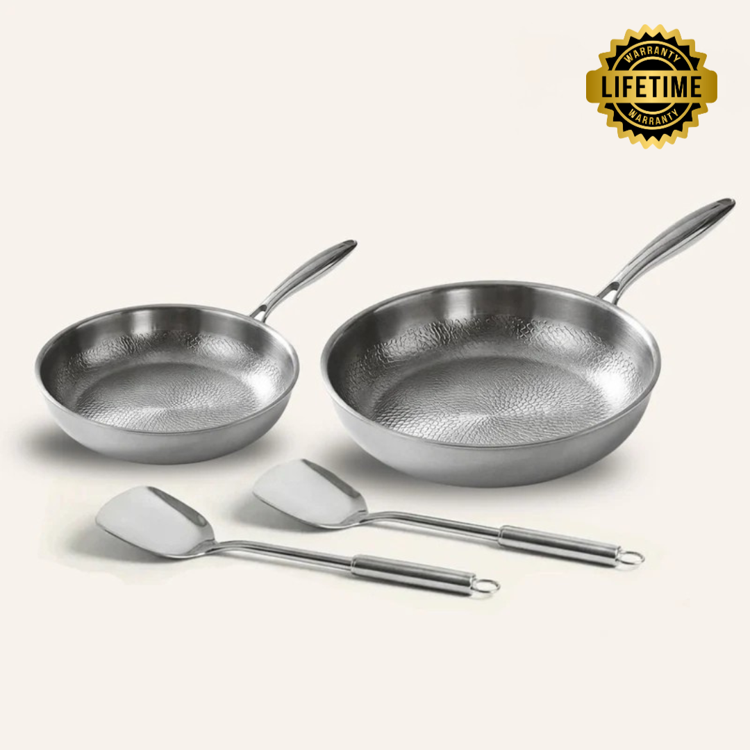 Titanium Hammered Pan Pro Duo Set