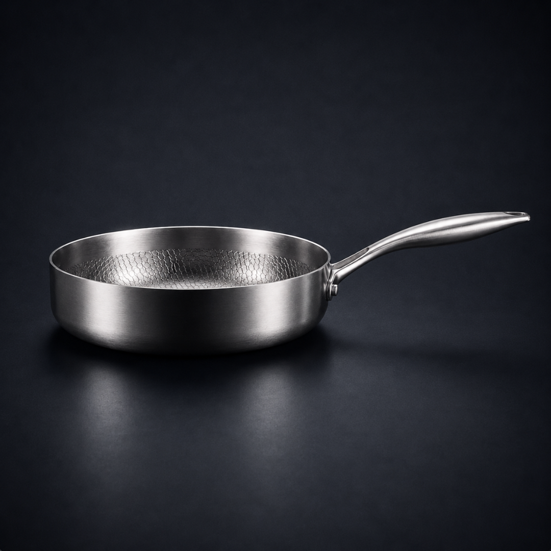 Titanium Hammered High Pan
