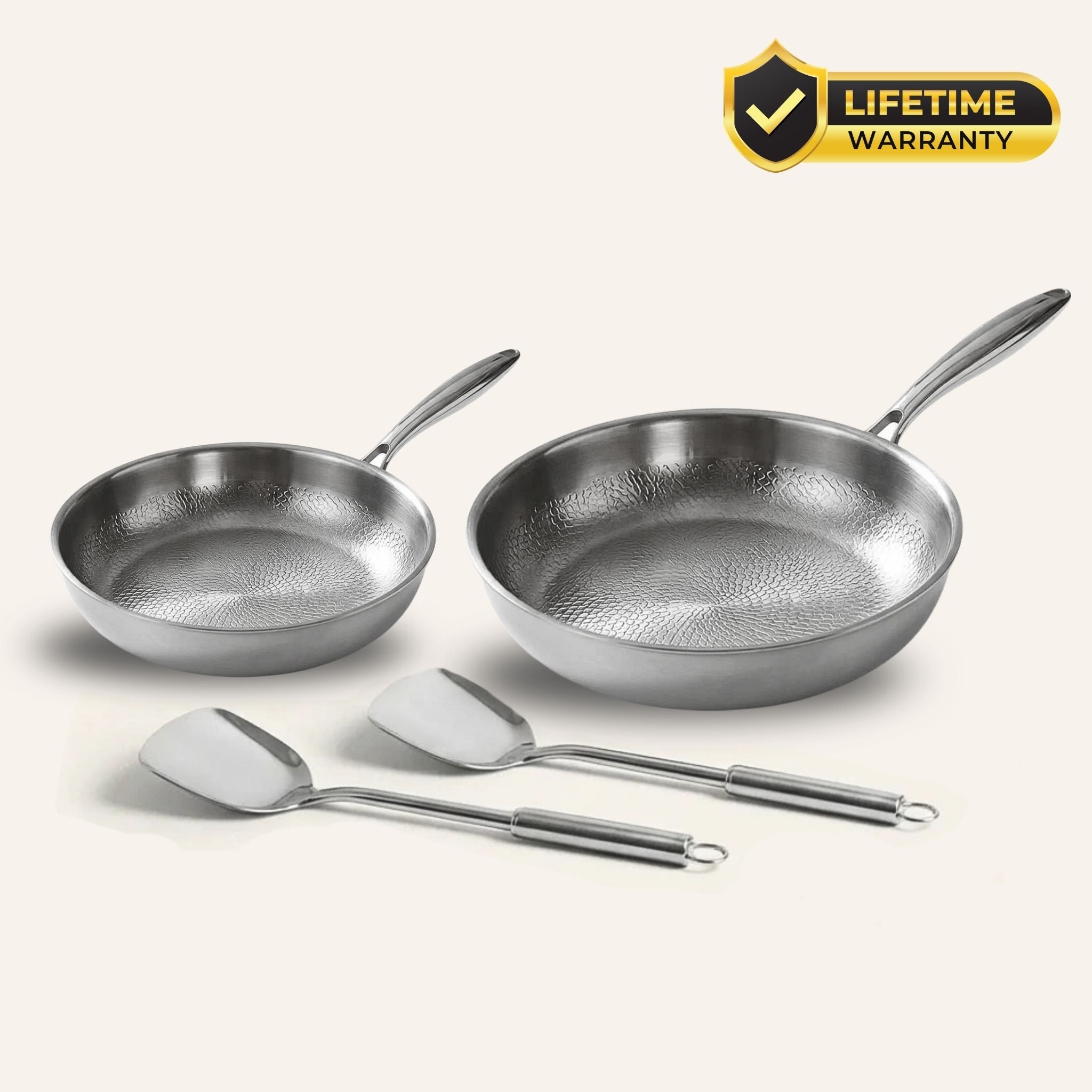 Titanium Hammered Pan Pro Duo Set