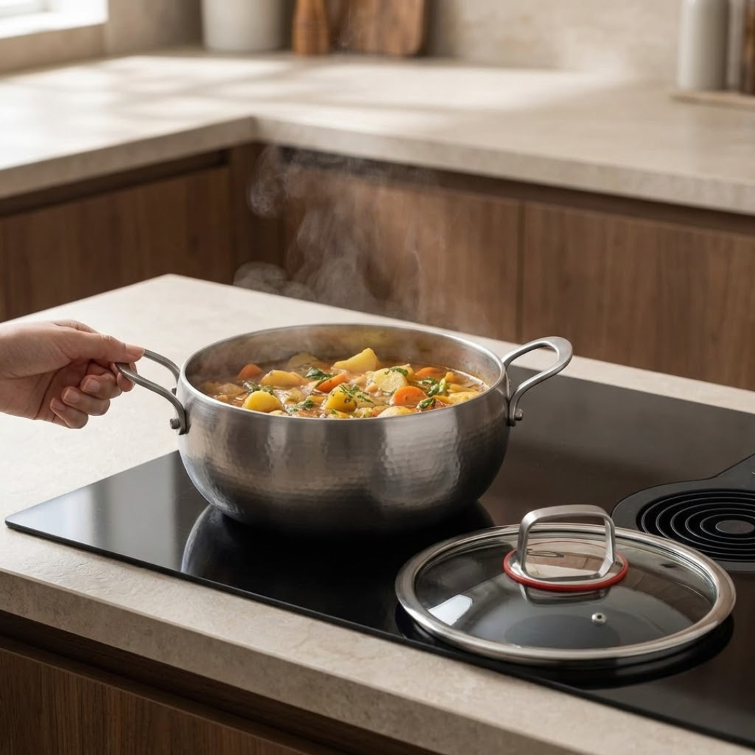 Titanium Deep Casserole Pot
