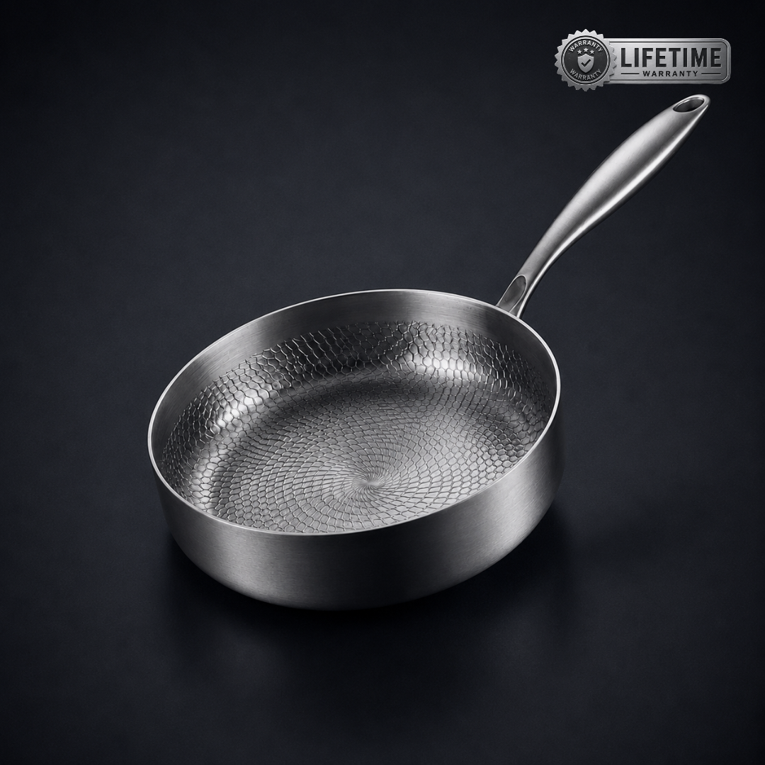 Titanium Hammered High Pan